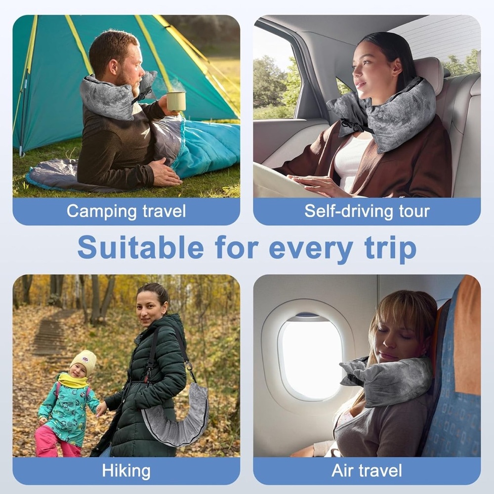 Eppyyo Stuffable Travel Neck Pillow - Picture 5 of 10